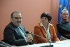 Il Presidente De Laurentis con il sindaco di Cles Maria Pia Flaim