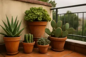 Piante grasse da esterno per terrazzi: soluzioni facili che resistono alle intemperie