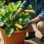 Come coltivare zucchine in vaso senza errori: la strategia che aumenta davvero la produttività