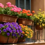 Fiori stagionali da balcone colorato: la combinazione che garantisce fioriture continue senza sforzi