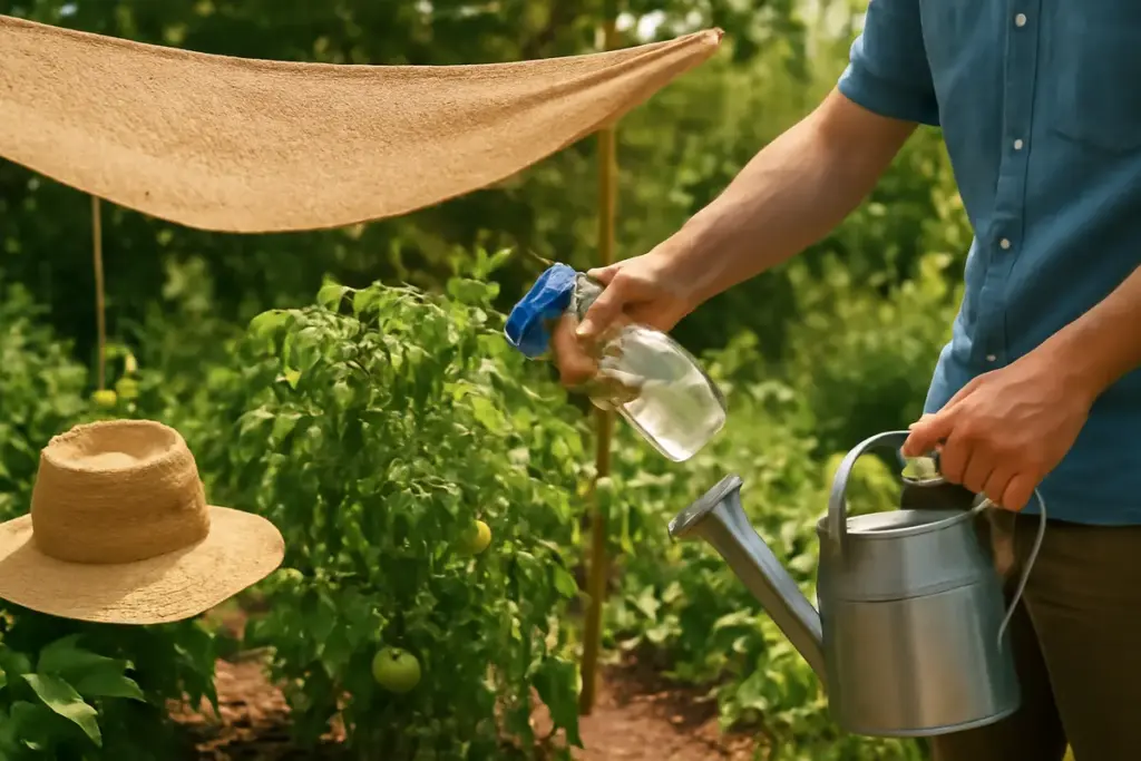 Come proteggere le piante in giardino dal caldo estivo? Soluzioni semplici subito applicabili