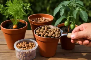 Cosa mettere alla base dei vasi per ortaggi? Un materiale che favorisce radici forti e raccolti generosi