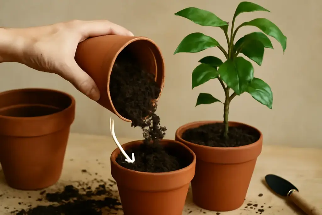 Posso riutilizzare la terra dei vasi ogni anno? Il fattore che spesso determina la salute delle piante