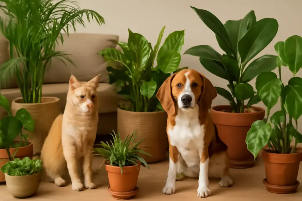 Piante d’appartamento sicure per animali domestici: le varietà da tenere se hai cani e gatti in casa