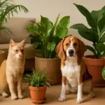 Piante d’appartamento sicure per animali domestici: le varietà da tenere se hai cani e gatti in casa