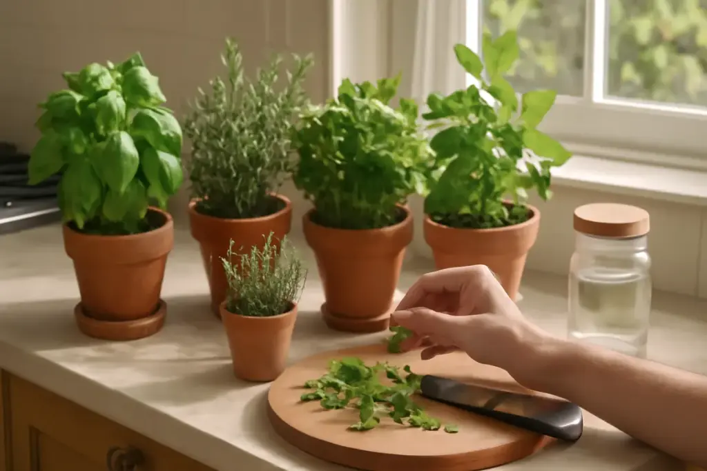 Piante aromatiche in cucina: coltivale dentro casa per avere odori freschi a portata di mano ogni giorno