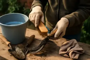 Come si puliscono gli attrezzi da giardino dopo l’uso? Una routine semplice previene ruggine e malattie