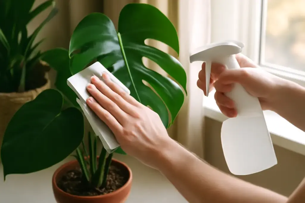Come si puliscono le foglie delle piante da interni? Il metodo efficace per eliminare polvere e mantenere il verde brillante