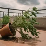 Perché il vento può danneggiare le piante in terrazzo? Un problema spesso ignorato che rallenta la crescita