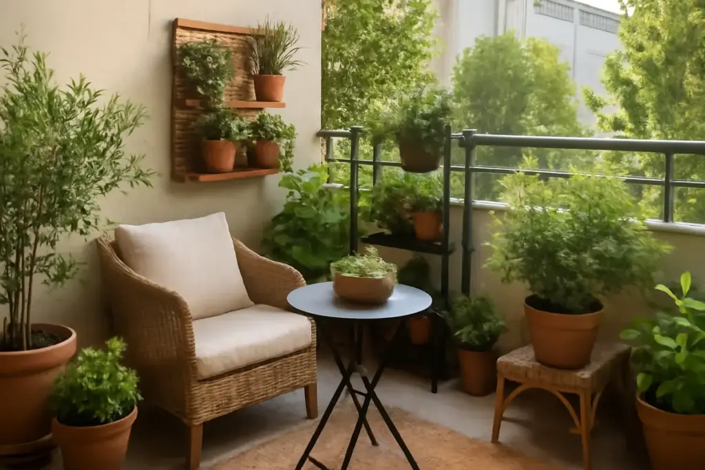 Come arredare un terrazzo piccolo con le piante? Idee funzionali che raddoppiano lo spazio verde